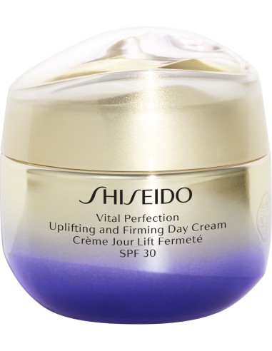 Shiseido Vital Perfection Uplifting & Firming Cream, 50 ml SPF 30 - crema viso donna lifting giorno 
