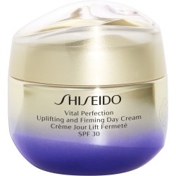 Shiseido Vital Perfection Uplifting & Firming Cream, 50 ml SPF 30 - crema viso donna lifting giorno 