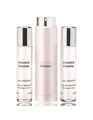 Chanel Chance Eau Tendre Eau de toilette Twist & Spray 3 X 20 ml donna