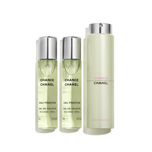 Chanel Chance Eau Fraiche Eau de toilette Twist & Spray 3 X 20 ml - Donna Offerta speciale 